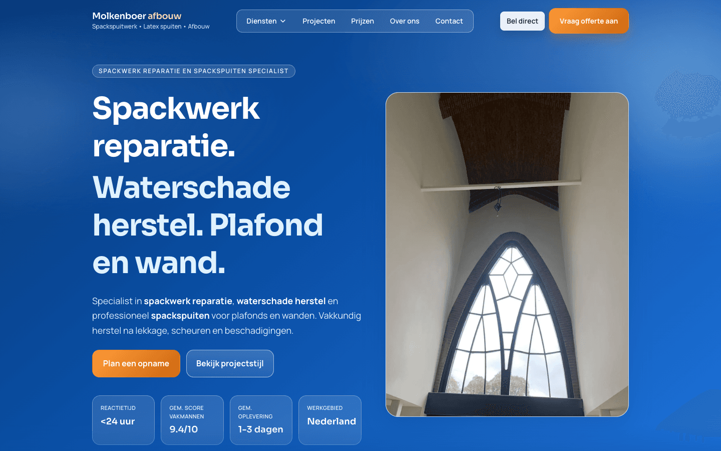 Molkenboer Afbouw website screenshot