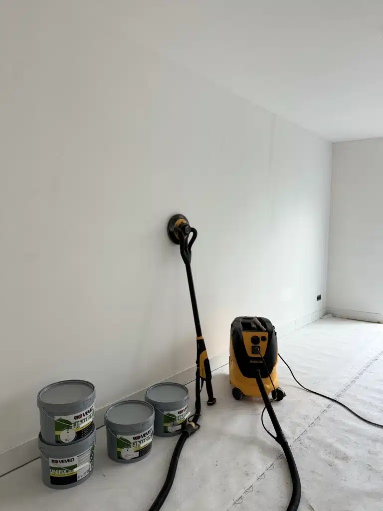 Glad stucwerk interieur