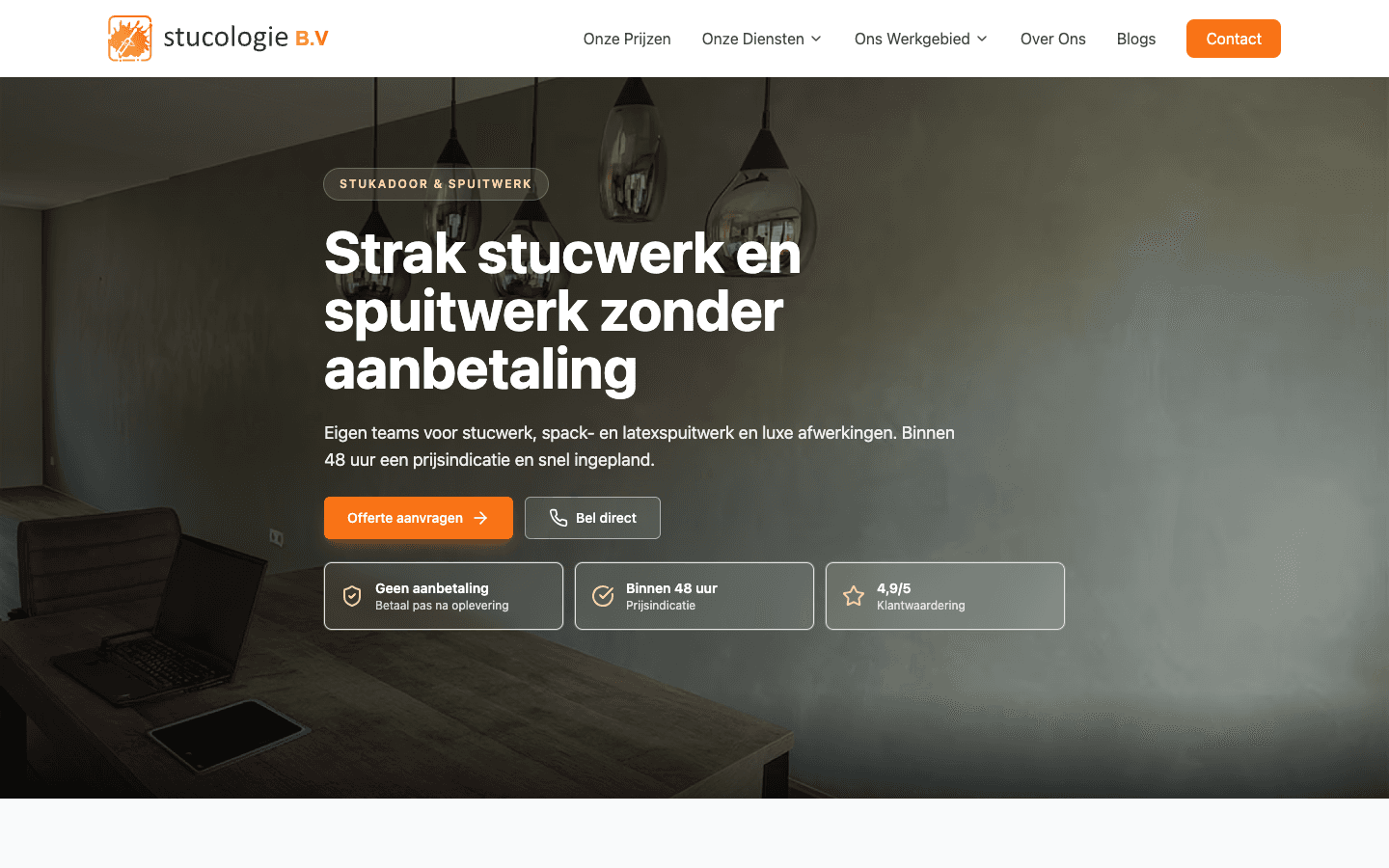 Stucologie website screenshot