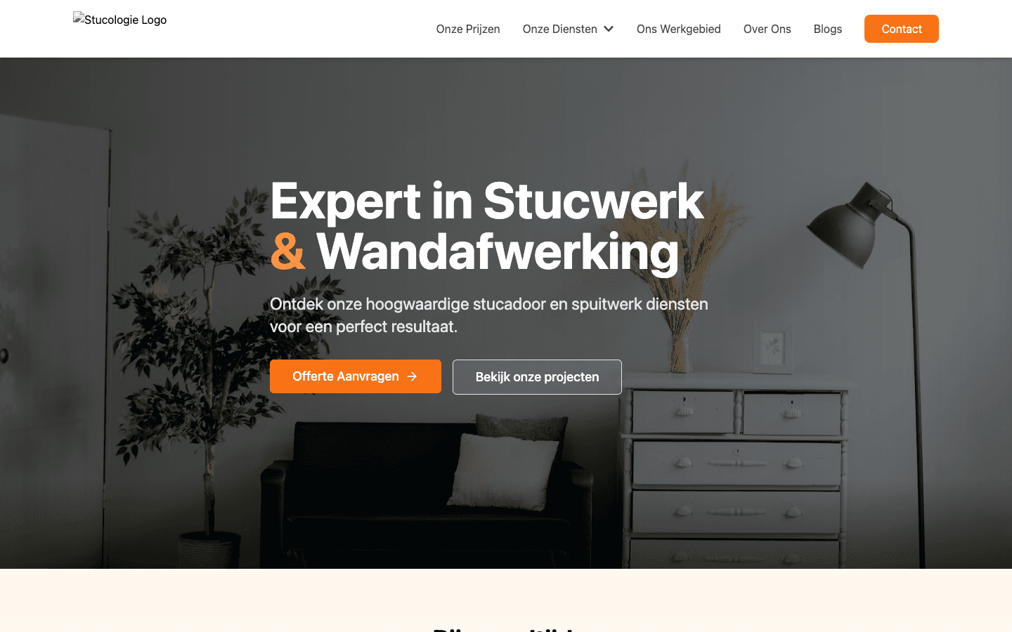 StukadoorLelystad.nl website screenshot